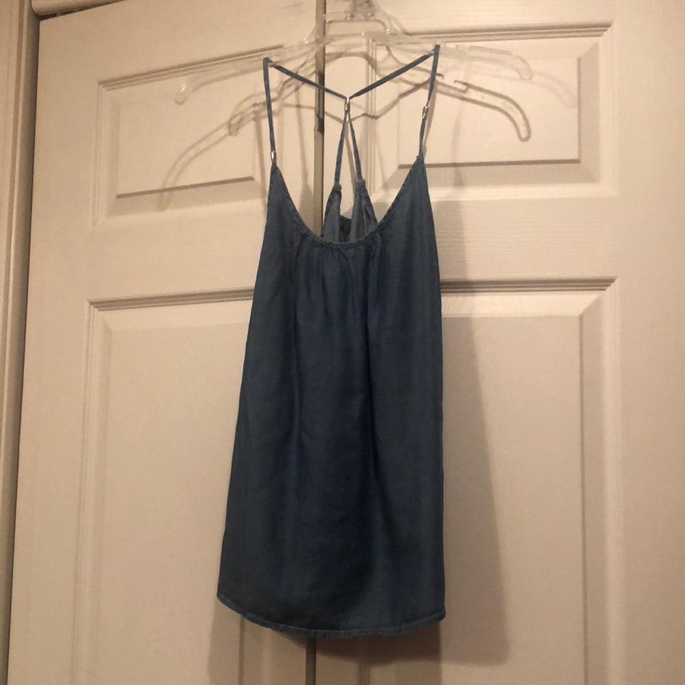 Soho Jeans - XS - Denim Look Spaghetti Strap Top
